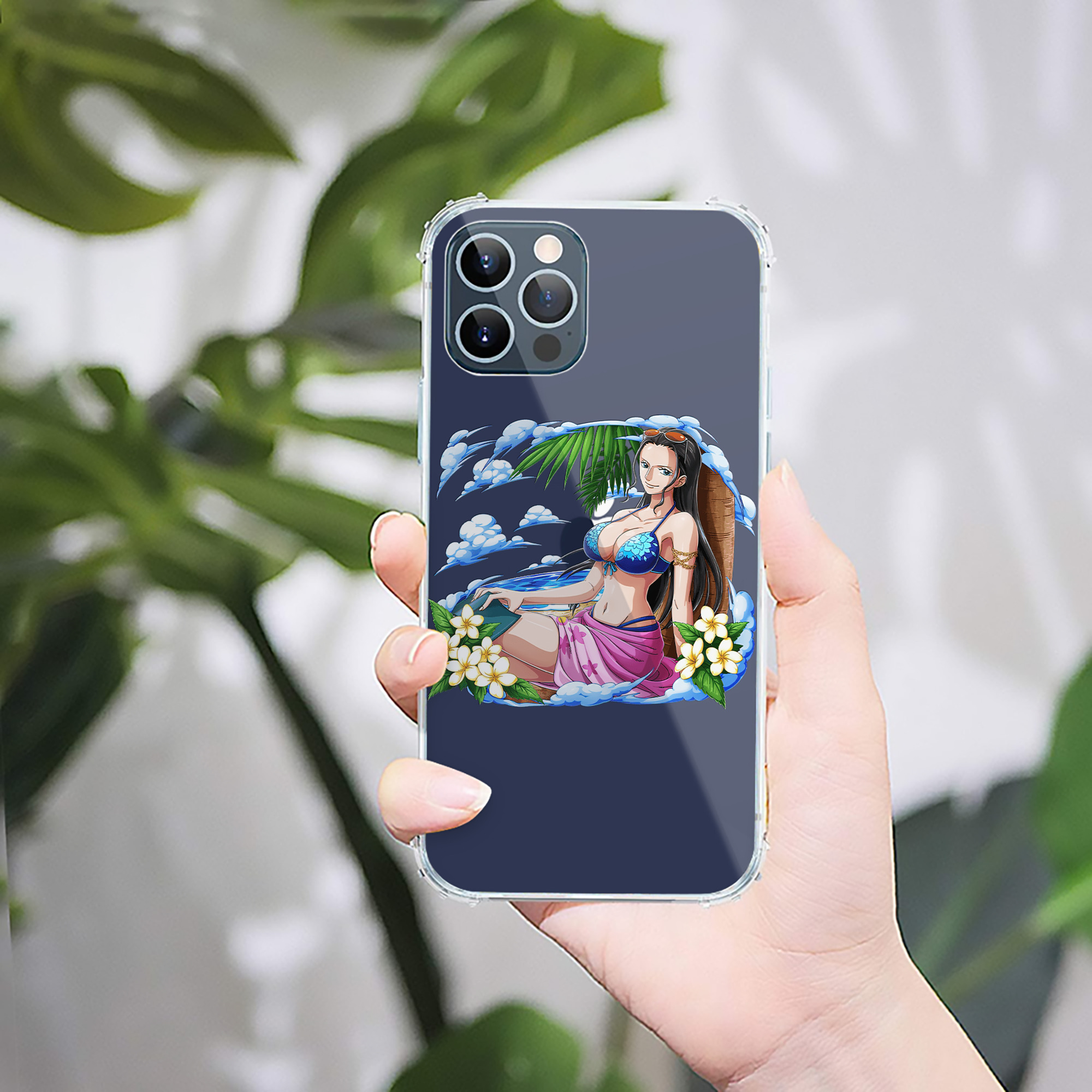 （画像用） ワンピース ニコ・ロビン ONE PIECE Nico Robin 【iPhone 12シリーズ対応】透明スマホケース（クリアソフトケース）